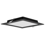 LED panelė Shaun2 LED 18W 3000K Šilta balta (Juoda)