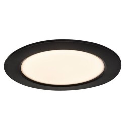 LED panelė Shaun2 LED 12W 3000K Šilta balta (Juoda)