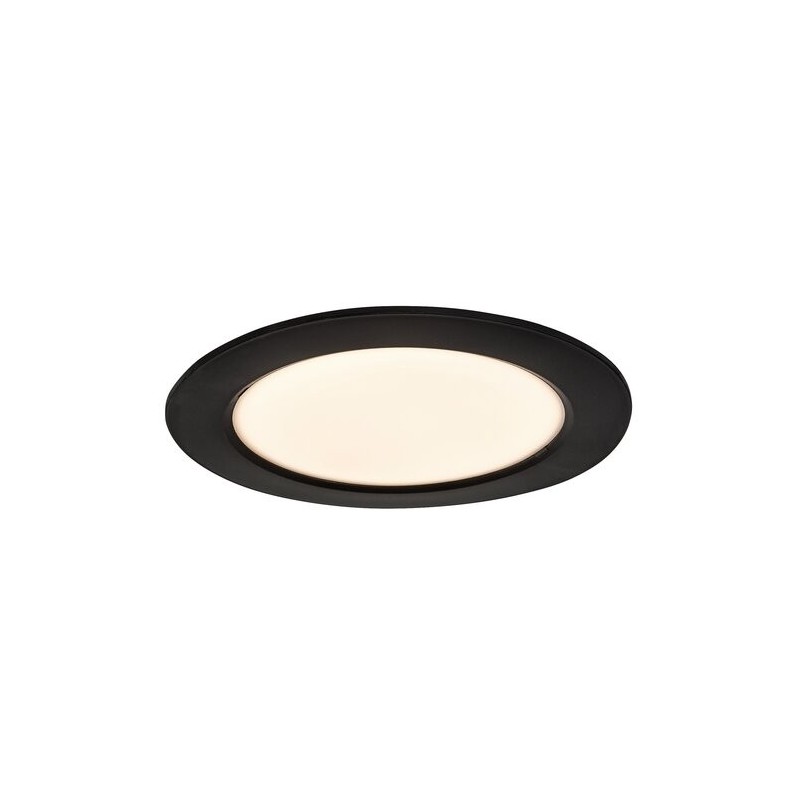 LED panelė Shaun2 LED 12W 3000K Šilta balta (Juoda)