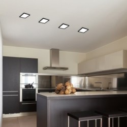 LED panelė Shaun LED 12W 4000K Neutrali balta (Juoda)