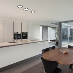 LED panelė Shaun LED 24W 4000K Neutrali balta (Juoda)