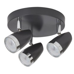 Lubinis šviestuvas Karen LED 3x 4W 3000K Šilta balta (Antracito)