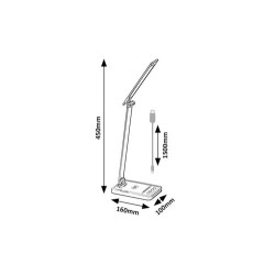 Stalinis šviestuvas Traze LED 5W 3000-6500K CCT keičiama balta spalva (Juoda)