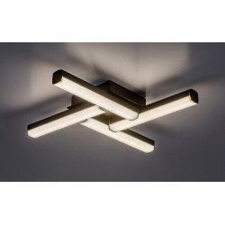 Lubinis šviestuvas Evan LED 18W 4000K Neutrali balta (Matinė Juoda)