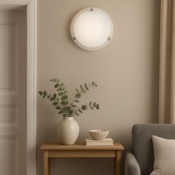 Lubinis šviestuvas Alabastro E27 1x MAX 60W (Balta)
