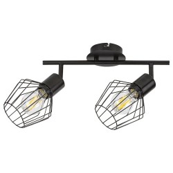 Lubinis šviestuvas Belano E27 2x MAX 40W (Juoda)