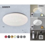 Lubinis šviestuvas Damien LED 24W 3000-6500K CCT keičiama balta spalva (Balta)