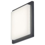 Sieninis lauko šviestuvas Ontario LED 8W 4000K Neutrali balta (Antracito)
