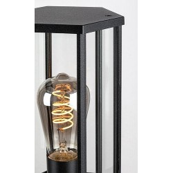 Pastatomas lauko šviestuvas Dubrovnik E27 1x MAX 40W (Matinė Juoda)