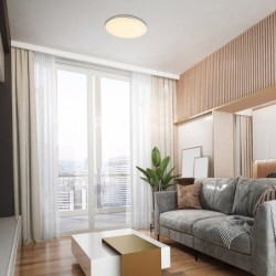 Lubinis šviestuvas Oswald2 LED 24W 4000K Neutrali balta (Sidabro)
