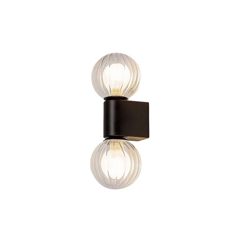 Sieninis šviestuvas Colzar G9 2x MAX 3.5W (Matinė Juoda)