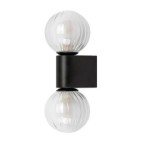 Sieninis šviestuvas Colzar G9 2x MAX 3.5W (Matinė Juoda)