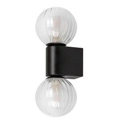Sieninis šviestuvas Colzar G9 2x MAX 3.5W (Matinė Juoda)