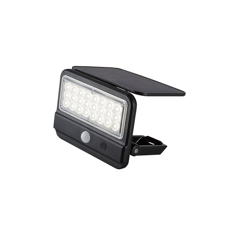 Saulės energija įkraunamas šviestuvas Flaxton LED 7W 4000K Neutrali balta (Juoda)