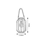 Saulės energija įkraunamas šviestuvas Sluis LED 0.2W 3000K Šilta balta (Juoda)