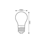 LED lemputė E27 Filament-LED 7W A60 3000K Šilta balta