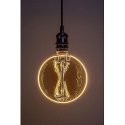 LED lemputė E27 Filament-LED 4W G188 1800K Šilta balta