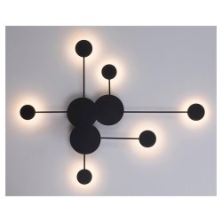 Sieninis šviestuvas Amadeo LED 21W 4000K Neutrali balta (Juoda)