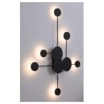 Sieninis šviestuvas Amadeo LED 21W 4000K Neutrali balta (Juoda)