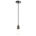 Pakabinamas šviestuvas Fixy E27 1x MAX 60W (Juoda)