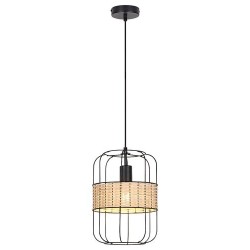 Pakabinamas šviestuvas Indiana E27 1x MAX 40W (Juoda)