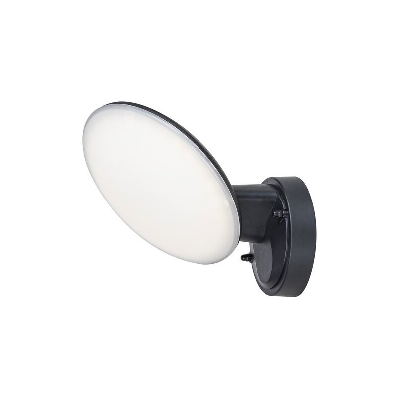 Sieninis lauko šviestuvas Varna LED 12W 4000K Neutrali balta (Juoda)