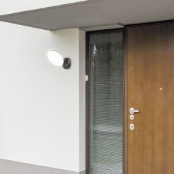 Sieninis lauko šviestuvas Varna LED 12W 4000K Neutrali balta (Juoda)