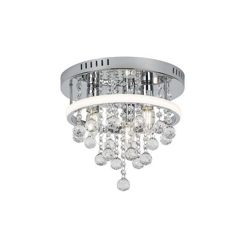 Lubinis šviestuvas Pallas LED 20+ E14 3x MAX 40W 4000K Neutrali balta (Chromo)