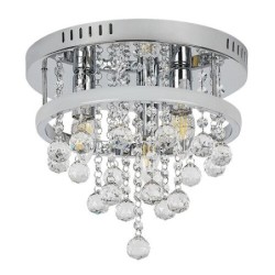 Lubinis šviestuvas Pallas LED 20+ E14 3x MAX 40W 4000K Neutrali balta (Chromo)