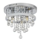 Lubinis šviestuvas Pallas LED 20+ E14 3x MAX 40W 4000K Neutrali balta (Chromo)