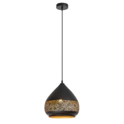 Pakabinamas šviestuvas Kaia E27 1x MAX 40W (Juoda)