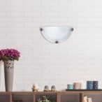 Sieninis šviestuvas Alabastro E27 1x MAX 60W (Balta)
