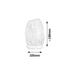 Dekoratyvinis šviestuvas Rock E14 1x MAX 15W 2700K Šilta balta (Oranžinė)