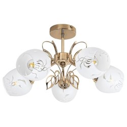 Lubinis šviestuvas Fauna E27 5x MAX 40W (Aukso)