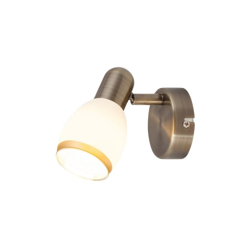 Sieninis šviestuvas Elite E14 1x MAX 40W (Bronzos)