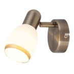 Sieninis šviestuvas Elite E14 1x MAX 40W (Bronzos)