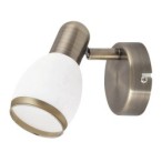 Sieninis šviestuvas Elite E14 1x MAX 40W (Bronzos)