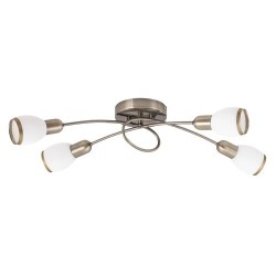 Lubinis šviestuvas Elite E14 4x MAX 40W (Bronzos)