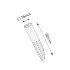 Sieninis lauko šviestuvas Inox torch E27 1x MAX 25W (Chromo)