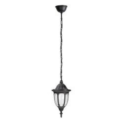Pakabinamas lauko šviestuvas Milano E27 1x MAX 60W (Juoda)