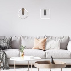 Sieninis šviestuvas Tumnus LED 14W 3000K Šilta balta (Sidabro)