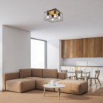 Lubinis šviestuvas Boire E27 4x MAX 40W (Juoda)