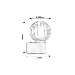 Sieninis šviestuvas Colzar G9 1x MAX 3.5W (Matinė Juoda)