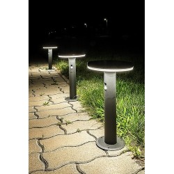 Saulės energija įkraunamas šviestuvas Alaska LED 10W 4000K Neutrali balta (Antracito)