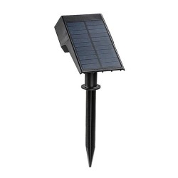 Saulės energija įkraunamas šviestuvas Nantes LED 0.5W 3000K Šilta balta (Juoda)