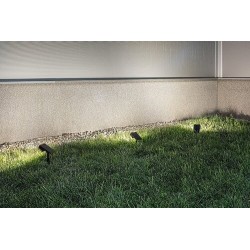 Saulės energija įkraunamas šviestuvas Nantes LED 0.5W 3000K Šilta balta (Juoda)