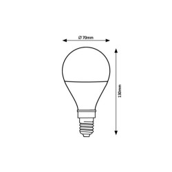 LED lemputė E27 SMD-LED 22W A65 3000K Šilta balta