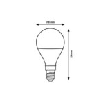 LED lemputė E27 SMD-LED 20W A65 3000K Šilta balta