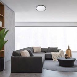 Lubinis šviestuvas Engon LED 24W 3000K Šilta balta (Juoda)