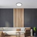 Lubinis šviestuvas Ezio LED 22W 3000K Šilta balta (Matinė Juoda)